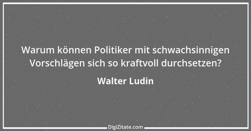 Zitat von Walter Ludin 937