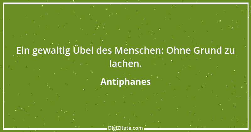 Zitat von Antiphanes 4