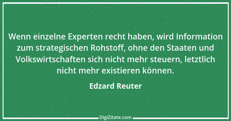 Zitat von Edzard Reuter 5