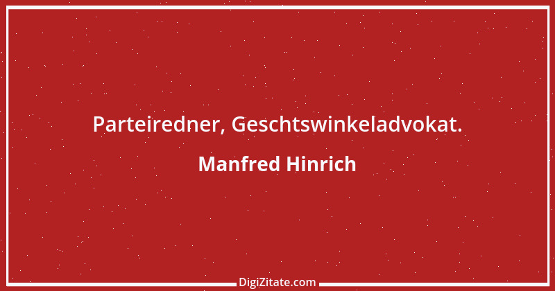 Zitat von Manfred Hinrich 2971