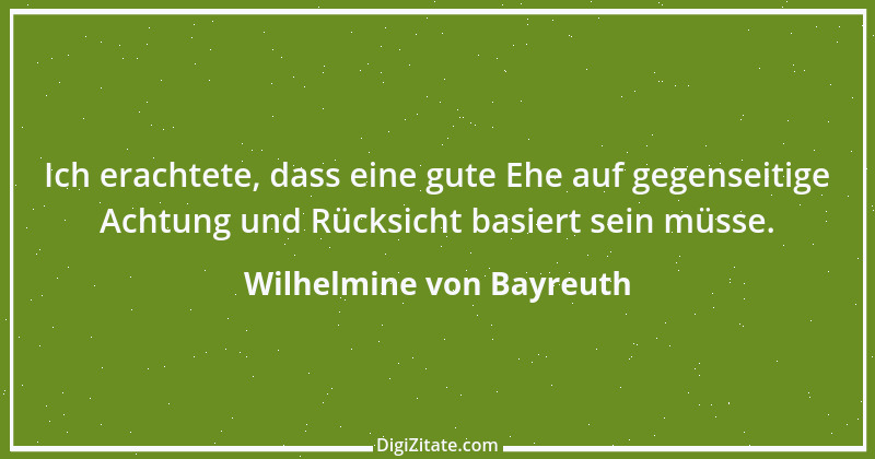 Zitat von Wilhelmine von Bayreuth 1