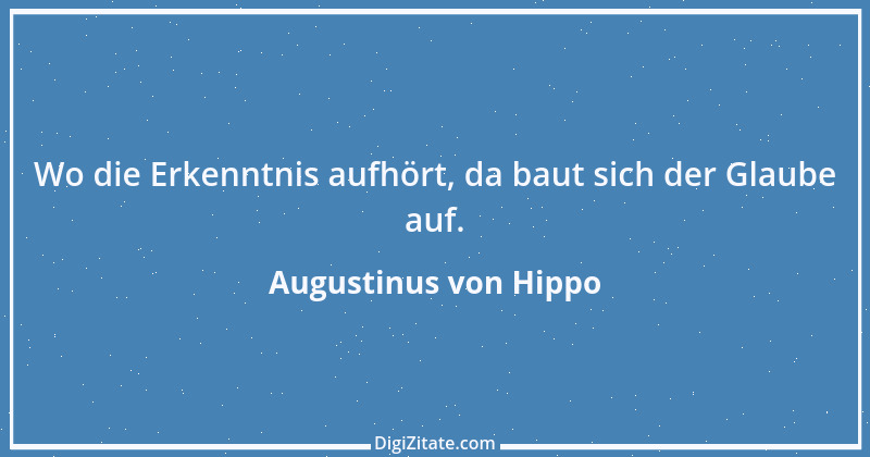 Zitat von Augustinus von Hippo 110