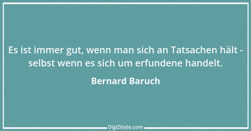 Zitat von Bernard Baruch 3