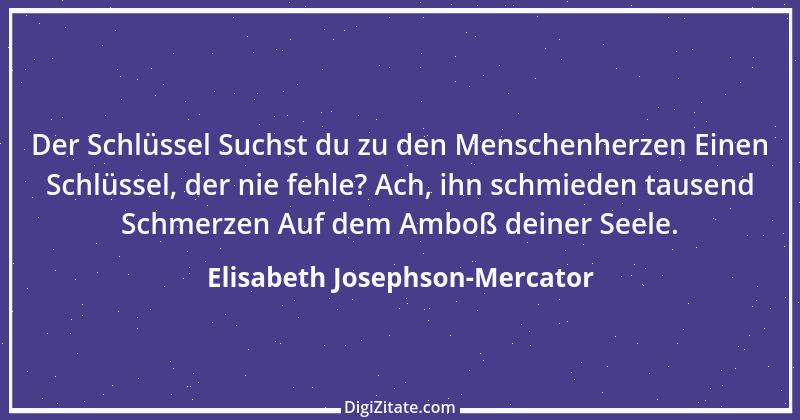 Zitat von Elisabeth Josephson-Mercator 1