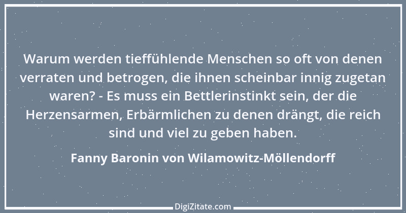 Zitat von Fanny Baronin von Wilamowitz-Möllendorff 10