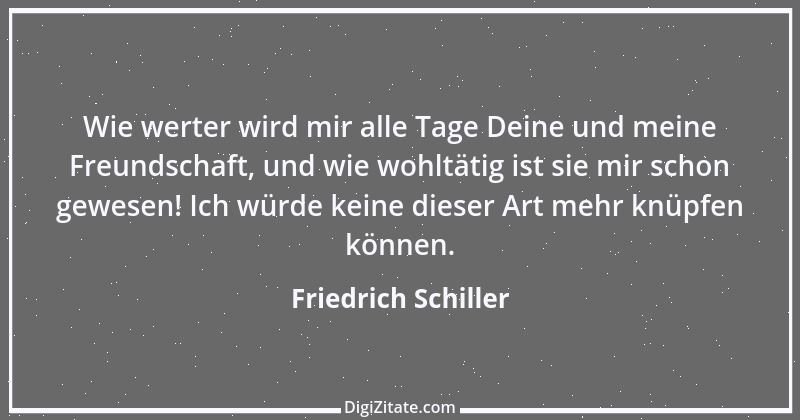 Zitat von Friedrich Schiller 1953