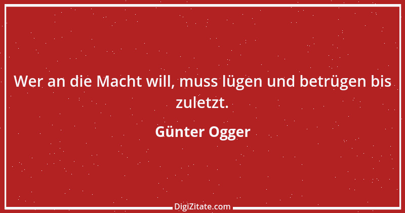 Zitat von Günter Ogger 10