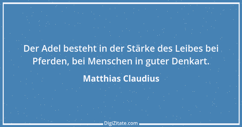 Zitat von Matthias Claudius 134