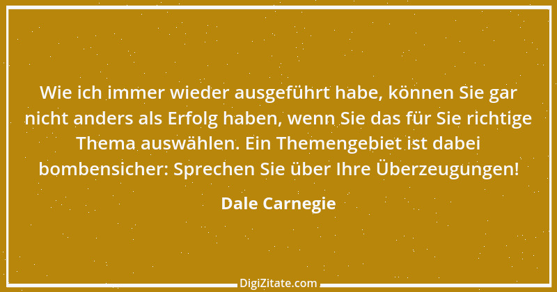 Zitat von Dale Carnegie 21