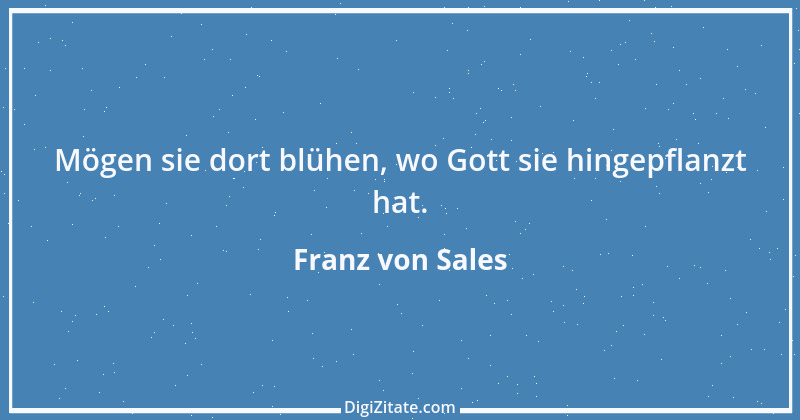 Zitat von Franz von Sales 63