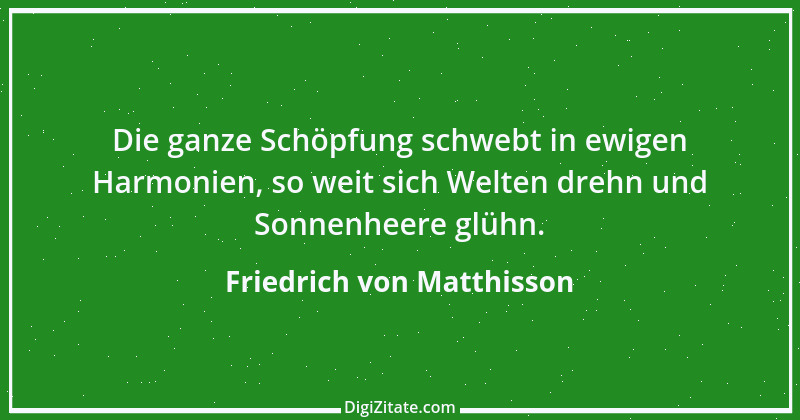 Zitat von Friedrich von Matthisson 4