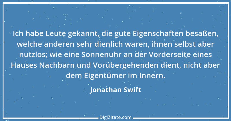 Zitat von Jonathan Swift 5