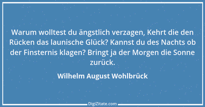 Zitat von Wilhelm August Wohlbrück 2