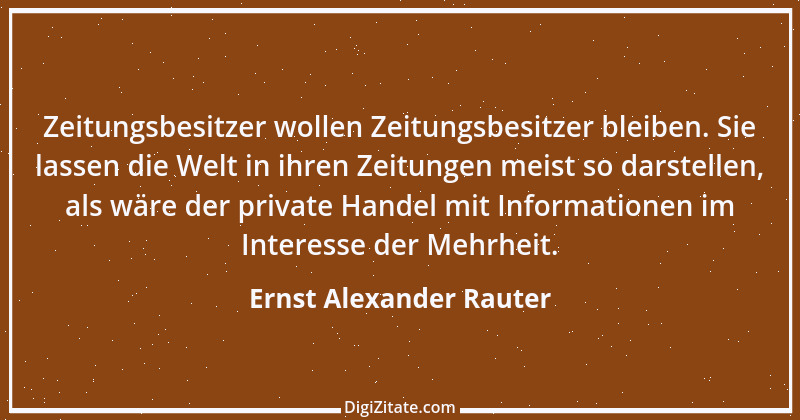 Zitat von Ernst Alexander Rauter 2