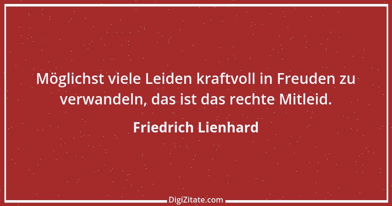 Zitat von Friedrich Lienhard 55