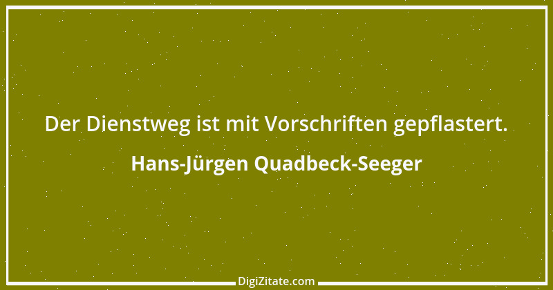 Zitat von Hans-Jürgen Quadbeck-Seeger 66