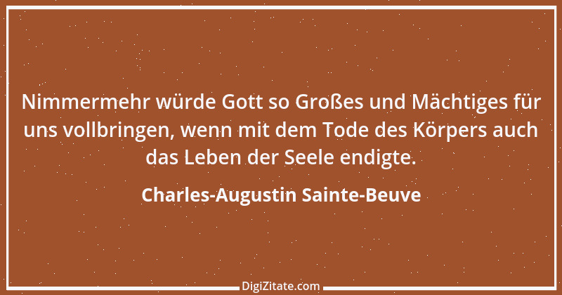 Zitat von Charles-Augustin Sainte-Beuve 1