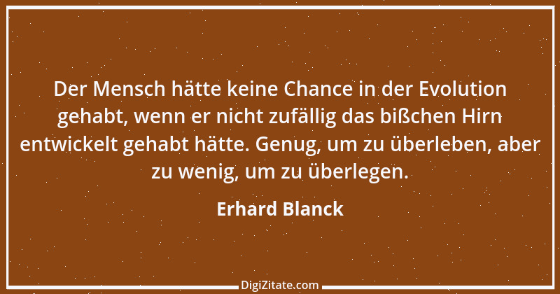 Zitat von Erhard Blanck 1994