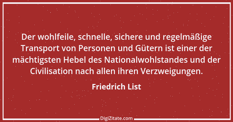 Zitat von Friedrich List 1