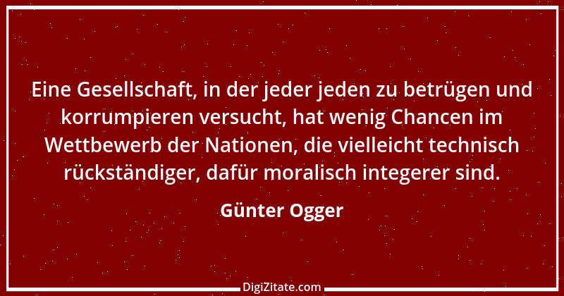 Zitat von Günter Ogger 13