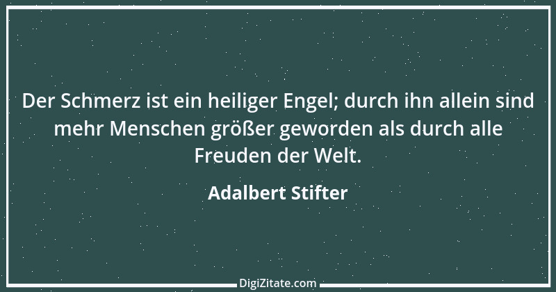 Zitat von Adalbert Stifter 14