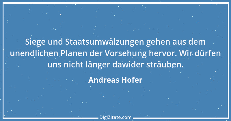 Zitat von Andreas Hofer 2