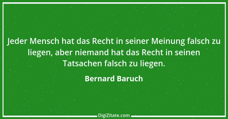 Zitat von Bernard Baruch 7