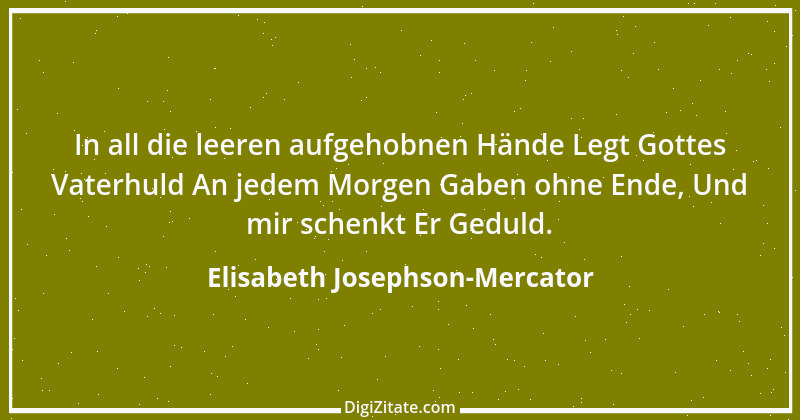 Zitat von Elisabeth Josephson-Mercator 5