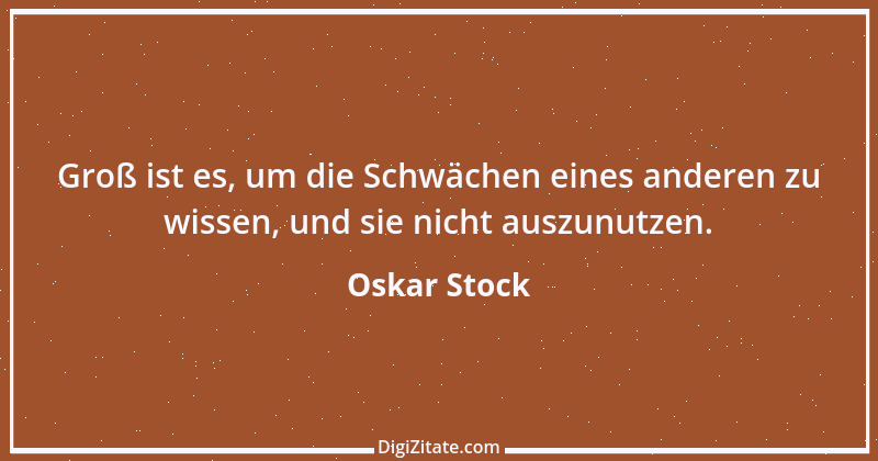 Zitat von Oskar Stock 39