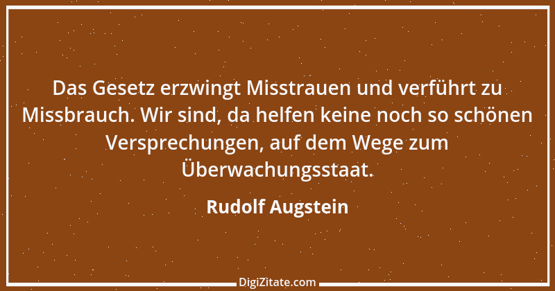 Zitat von Rudolf Augstein 61