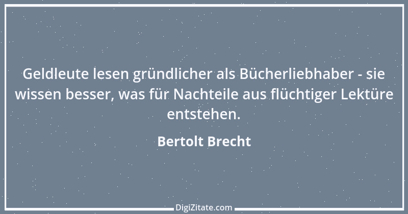 Zitat von Bertolt Brecht 19