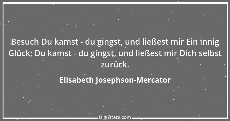 Zitat von Elisabeth Josephson-Mercator 6