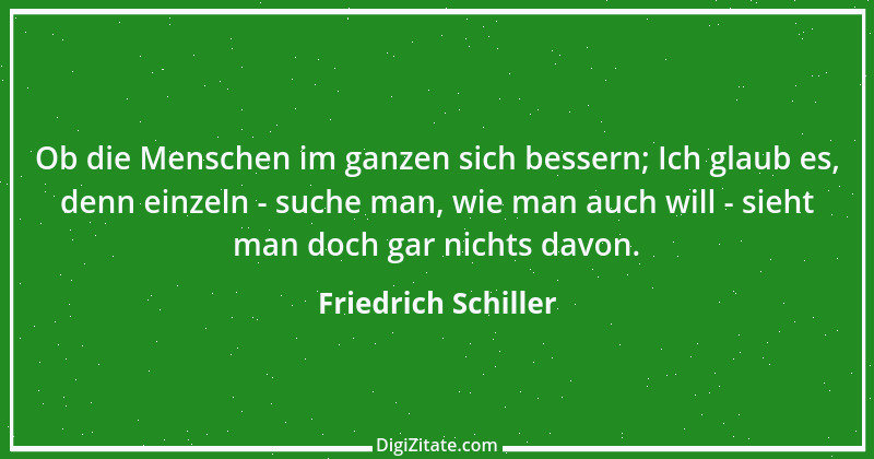 Zitat von Friedrich Schiller 1958