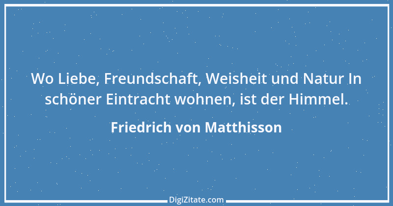 Zitat von Friedrich von Matthisson 8