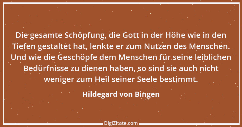 Zitat von Hildegard von Bingen 77