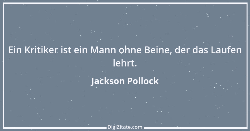 Zitat von Jackson Pollock 1