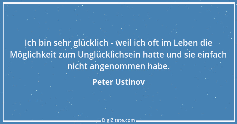 Zitat von Peter Ustinov 128