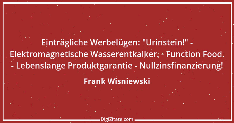 Zitat von Frank Wisniewski 29