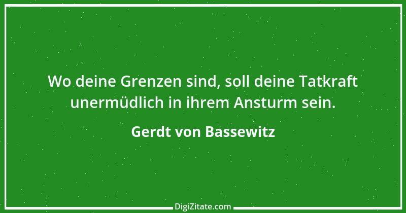 Zitat von Gerdt von Bassewitz 1