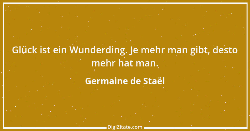 Zitat von Germaine de Staël 73