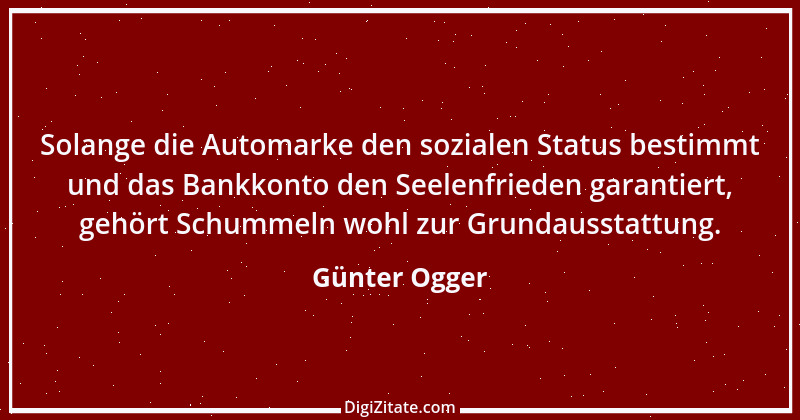 Zitat von Günter Ogger 16