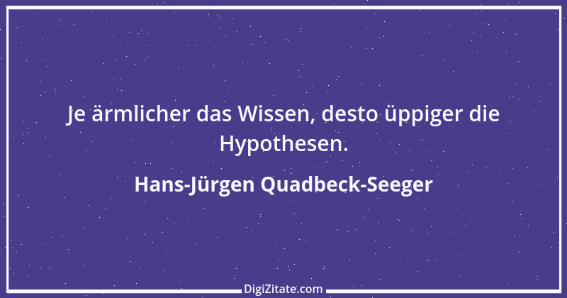 Zitat von Hans-Jürgen Quadbeck-Seeger 70