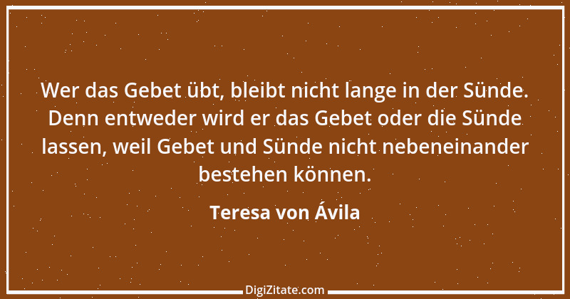 Zitat von Teresa von Ávila 62