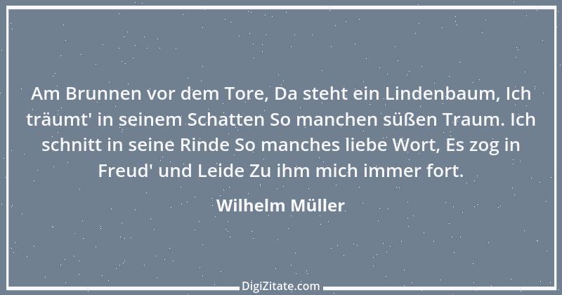 Zitat von Wilhelm Müller 19