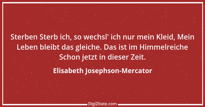 Zitat von Elisabeth Josephson-Mercator 8