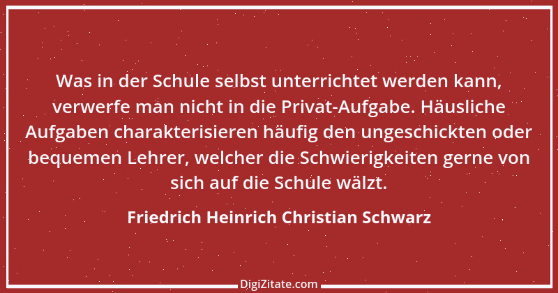 Zitat von Friedrich Heinrich Christian Schwarz 4