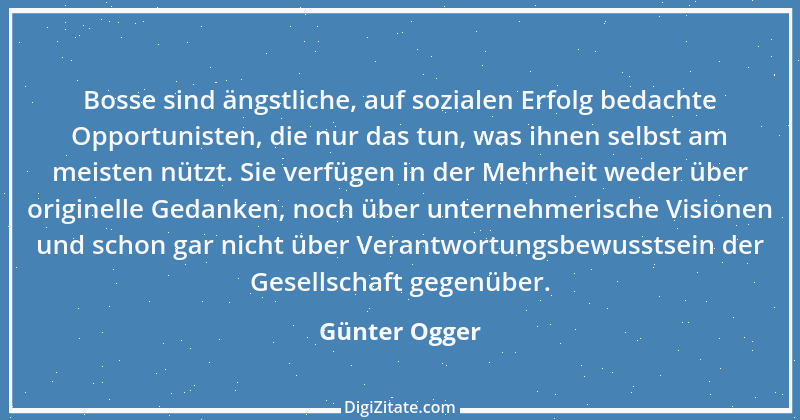 Zitat von Günter Ogger 17