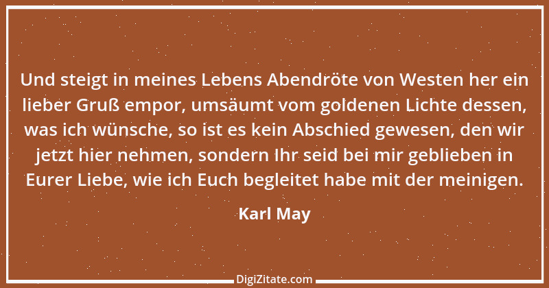 Zitat von Karl May 3