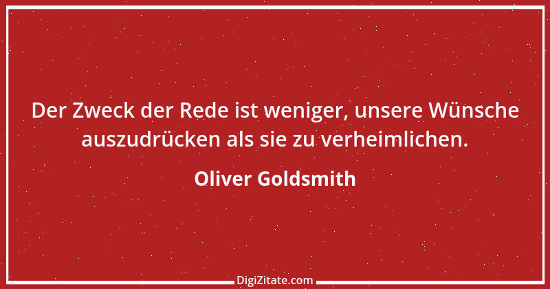 Zitat von Oliver Goldsmith 11