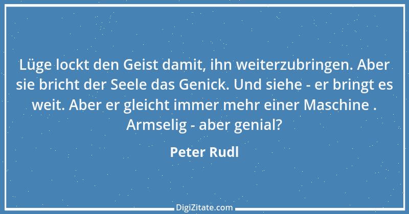 Zitat von Peter Rudl 1717